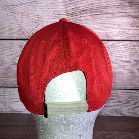 Mens Red Adjustable Already Design Co Hat w/ Fort Worth’s HG Supply Co Logo - Picture 5 of 11